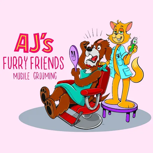 AJ's Furry Friends Mobile Pet Grooming (Massachusetts & Rhode Island) — business logo from Google