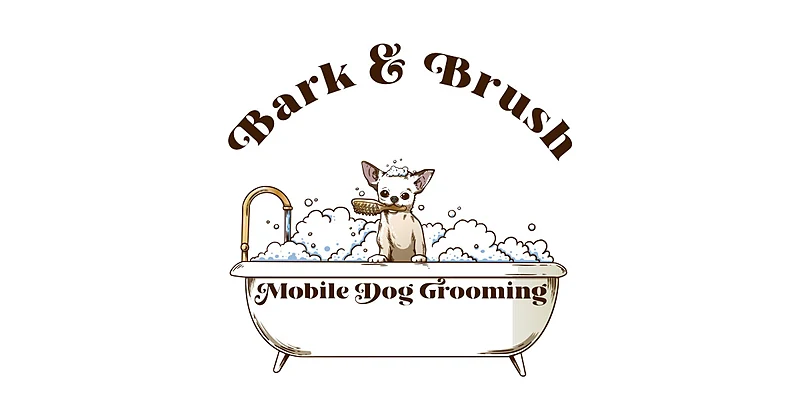 BARK & BRUSH MOBILE DOG GROOMING — photo from their website