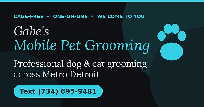 Gabe's Mobile Pet Grooming — photo from their website