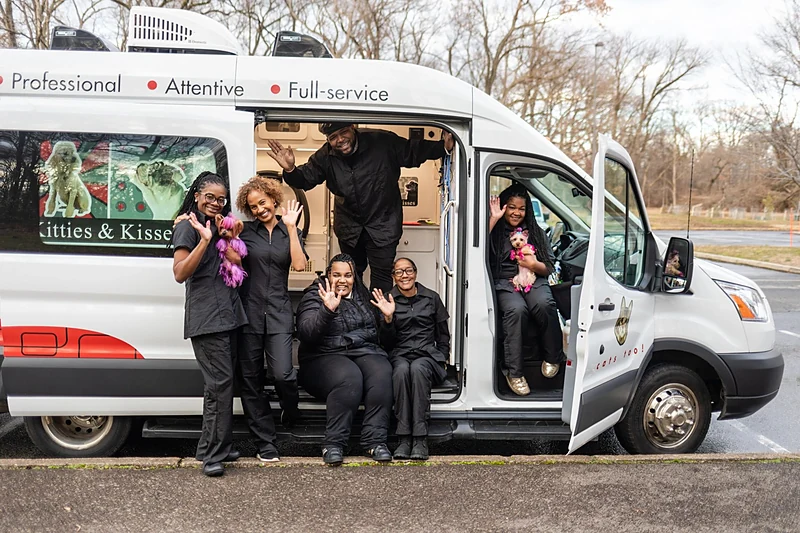 Pooches Kitties & Kisses Mobile Pet Groomers — photo from their website