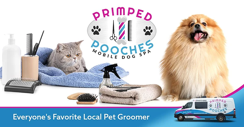 Primped Pooches Mobile Dog Spa Plano — photo from their website