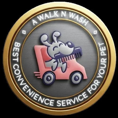 A Walk N Wash Mobile Pet Grooming — business logo from their website