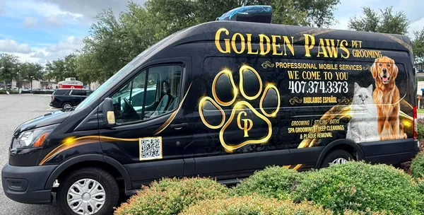 Golden Paws Mobile Grooming LLC — photo from their website