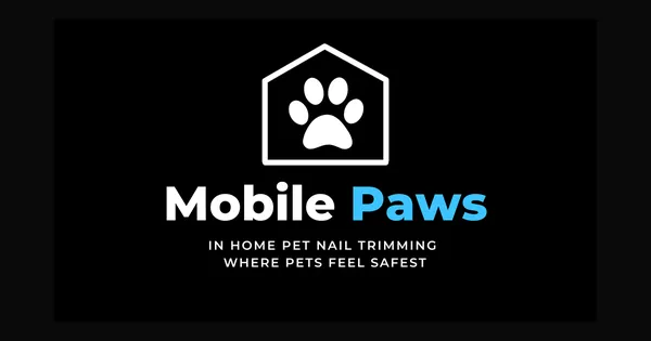 Mobile Paws Pet Nail Trimming — business logo from their website