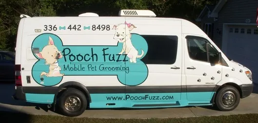 Pooch Fuzz Mobile Pet Groomer — photo from their website