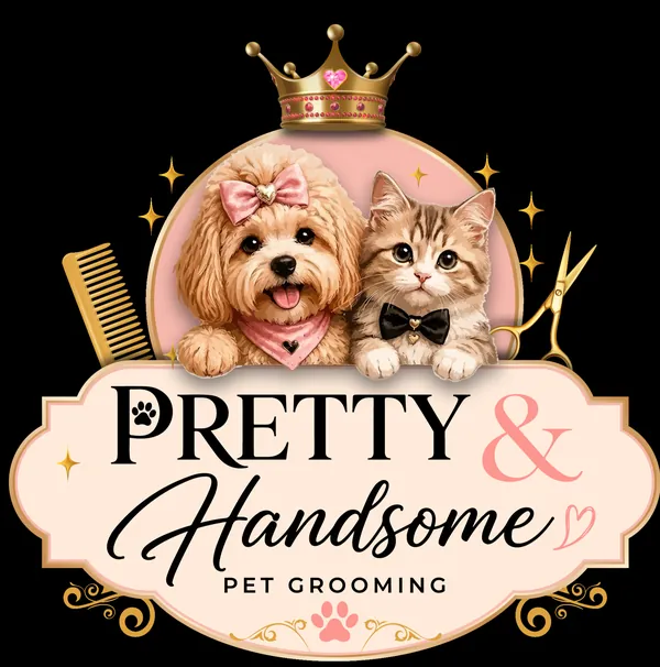 Pretty & Handsome Luxury Mobile Pet Grooming LLC — business logo from their website